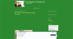 Desktop Screenshot of herbalmiracles.blogspot.com