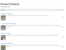 Tablet Screenshot of mypreciouspendants.blogspot.com