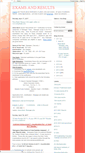 Mobile Screenshot of examsandresults2010.blogspot.com