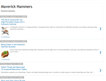 Tablet Screenshot of maverickhammers.blogspot.com