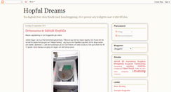 Desktop Screenshot of hopfuldreams.blogspot.com
