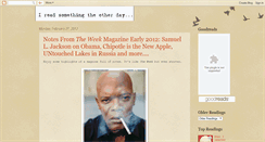 Desktop Screenshot of ireadsomething.blogspot.com