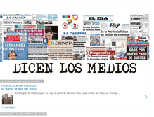 Tablet Screenshot of dicenlosmedios.blogspot.com