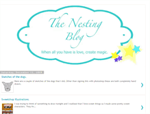 Tablet Screenshot of nestingblog.blogspot.com