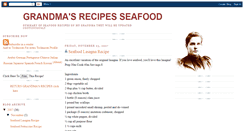 Desktop Screenshot of grandma-recipes-seafood.blogspot.com