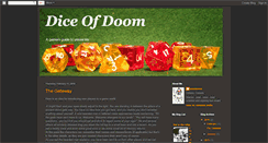 Desktop Screenshot of diceofdoom.blogspot.com