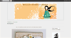 Desktop Screenshot of millishobbyverden.blogspot.com