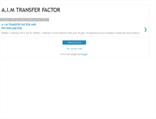 Tablet Screenshot of aimtransferfactor.blogspot.com