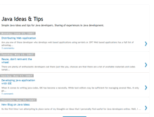 Tablet Screenshot of javaideas.blogspot.com