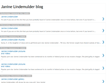 Tablet Screenshot of janine-lindemulder-blog.blogspot.com