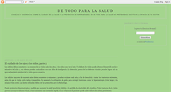 Desktop Screenshot of de-todo-para-la-salud.blogspot.com