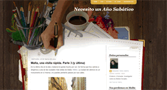 Desktop Screenshot of necesitosabatico.blogspot.com