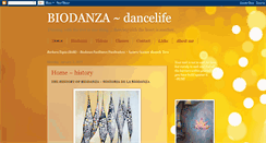 Desktop Screenshot of biodancelife.blogspot.com