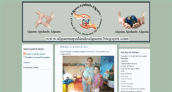 Desktop Screenshot of alguemajudandoalguem.blogspot.com