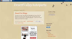 Desktop Screenshot of desertvalleyautoparts.blogspot.com