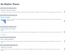 Tablet Screenshot of myrealtorshawn.blogspot.com