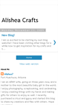Mobile Screenshot of alisheacrafts.blogspot.com
