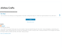 Tablet Screenshot of alisheacrafts.blogspot.com