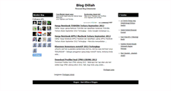 Desktop Screenshot of blogdillah.blogspot.com