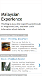 Mobile Screenshot of malaysianexperience.blogspot.com