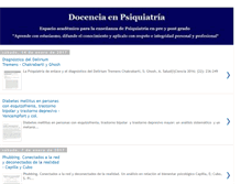 Tablet Screenshot of docenciaenpsiquiatria.blogspot.com