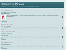 Tablet Screenshot of elcaminodepanacea.blogspot.com
