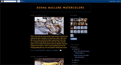 Desktop Screenshot of donnamaclurewatercolors.blogspot.com