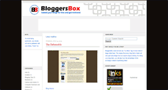 Desktop Screenshot of bloggersbox.blogspot.com