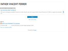 Tablet Screenshot of fathervincentferrer.blogspot.com