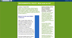 Desktop Screenshot of environmentalpolicy.blogspot.com