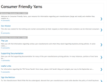 Tablet Screenshot of consumerfriendlyyarns.blogspot.com