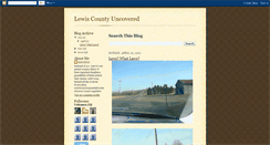 Desktop Screenshot of lewiscountyuncovered.blogspot.com