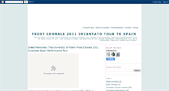 Desktop Screenshot of frostchorale-incantatotour.blogspot.com