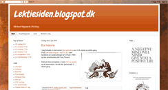 Desktop Screenshot of lektiesiden.blogspot.com