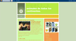 Desktop Screenshot of animalesdetodosloscontinentes.blogspot.com