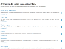 Tablet Screenshot of animalesdetodosloscontinentes.blogspot.com