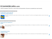 Tablet Screenshot of ecuainmobiliaria.blogspot.com