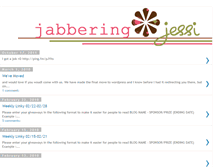 Tablet Screenshot of jabberingjessi.blogspot.com