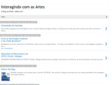 Tablet Screenshot of interagindocomasartes.blogspot.com
