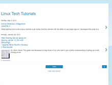 Tablet Screenshot of linuxtechtutorials.blogspot.com