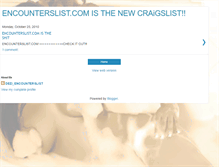 Tablet Screenshot of encounterslist.blogspot.com