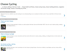 Tablet Screenshot of choosecycling.blogspot.com