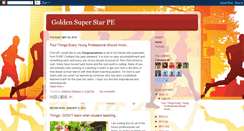 Desktop Screenshot of goldensuperstarpe.blogspot.com