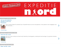 Tablet Screenshot of expeditie-noord.blogspot.com