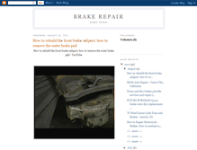 Tablet Screenshot of brake-repair.blogspot.com