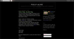 Desktop Screenshot of girlfullyalive.blogspot.com