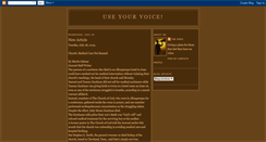 Desktop Screenshot of godgaveyouavoice.blogspot.com