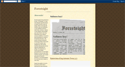 Desktop Screenshot of forestsight.blogspot.com