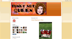 Desktop Screenshot of funkyartqueen.blogspot.com