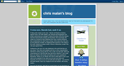 Desktop Screenshot of chrismalan.blogspot.com